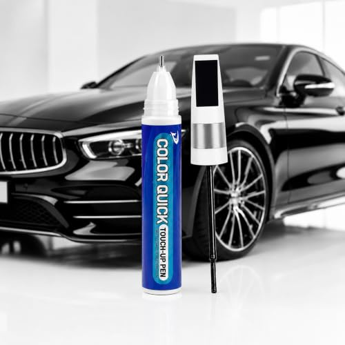 Nurila Lackstift Auto Schwarz, 2-in-1 Auto Kratzer Entferner | Wasserdicht Car Scratch Remover, Universal Lackreparaturstift für Autolack, Magic Pen Kratzerentferner Autolack