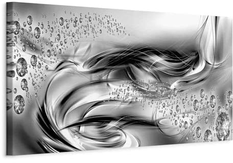 murando - Leinwandbild Diamanten silber, 120x40 cm, 1-teilig, Schlafzimmer | Hochwertige Leinwand, sofort aufhängbar, ideal fürs Wohn- oder Schlafzimmer, wasserfest und lichtecht, langlebig, stilvoll