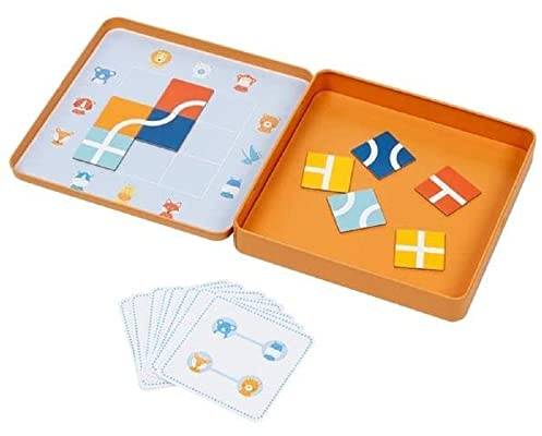 Goki - Puzzle-Spiel, Finden Sie den Tischläufer, Mehrfarbig (56657)