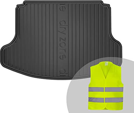 FROGUM DryZone Gummimatte Ganzjährige Praktische Auto Kofferraummatte Kofferraumwanne passend für Hyundai i30 III N Performance ab 2017 | Hohe Kante | Robust und langlebig