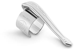 Kaweco SUPRA Stift Clip Nostalgie für Supra Füllhalter Silber I Stifte Halterung mit dezentem Logo als schönes Accessoire für Füllhalter aus Bronze