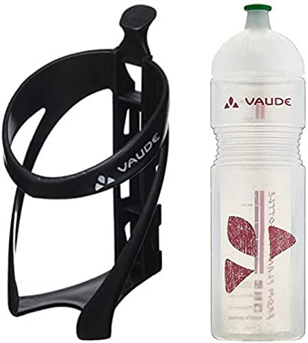 VAUDE Flaschenhalter inkl. Radtrinkflasche aus Schwarzem Kunststoff