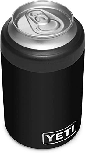 YETI Rambler Colster, Stainless Steel Can Insulator, Black, 330 ml