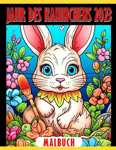 Malbuch zum Jahr des Kaninchens 2023: 30 Ausmalbilder von Kaninchen-Sternzeichen für Kinder, Mädchen und Jungen. Ideale Geschenke für besondere Anlässe, Geburtstage und Feiertage.