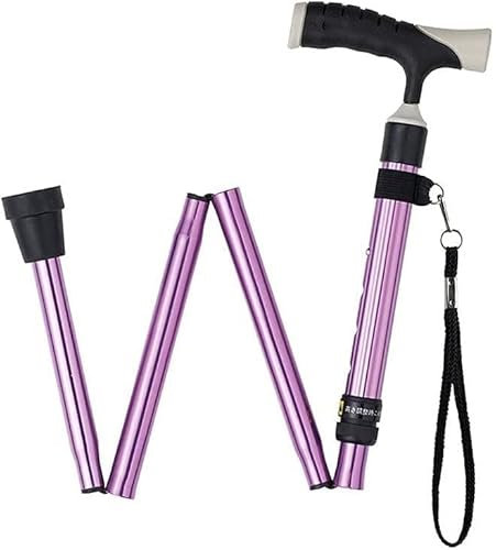 Verstellbarer Faltstock - Männer Ms Crutch - Leichte Teleskopkrücke, Senioren verstellbar mit praktischem Walker-Elterngeschenk It's so Kind of You