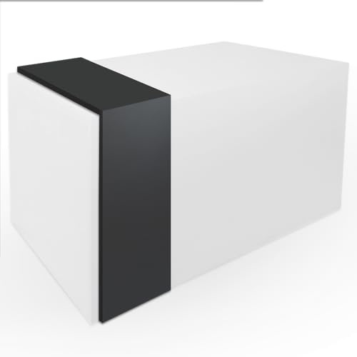OFILIKE Mostrador Atenea, Mostrador de Recepción para Oficina, Clínica, Tienda, Diseño Moderno, 140cm Ancho, Gris Grafito