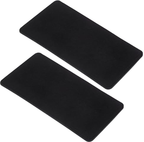 PH PandaHall 2pz Fondo per Borsa Interno Base per Borsa in Feltro Nero, 34x16.5cm Base Shaper Rettangolare per Borse in Pelle Zaino Tote Uncinetto Borse, Spessore 8mm