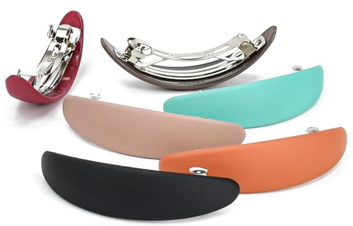 STCRERAG 6 Pz Fermagli Eleganti per Capelli Donna Vintage - Ciappo Antiscivolo, Mollettone, Pinza in Stili Retrò per Donne e Ragazze - 6 Colori
