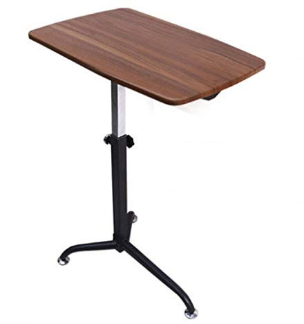 SFNIOKFG Überbetttisch mit Rollen, Sofa-Überbetttisch, Überbett-/Stuhltisch, Bett-/Sofa-Seiten-/Snacktisch (Eiche)