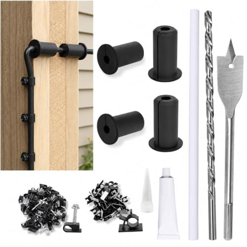 Ketofa Starlink Cable Routing Kit, 3/4 Inch Wall Grommets and Drill Bits