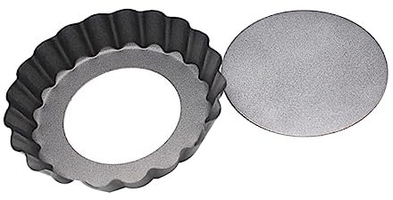 CIYODO 2stücke Runde Backbleche Aus Hochwertigem Karbonstahl Antihaftbeschichtet Tragbare Mini-tortenform Für Brotkuchenherstellung Miniatur-form Backmatte Für Einfache Und Gebrauch