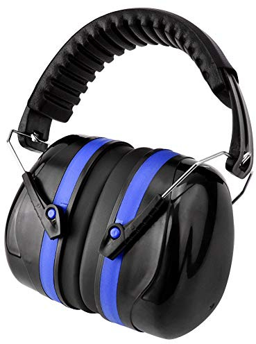 Qukaim Soundproof Earmuffs Soundproof Earmuffs, Antinoise Hearing Protection Ear Defenders for Sports, Sleep, Study, Noise Reduction, Blue