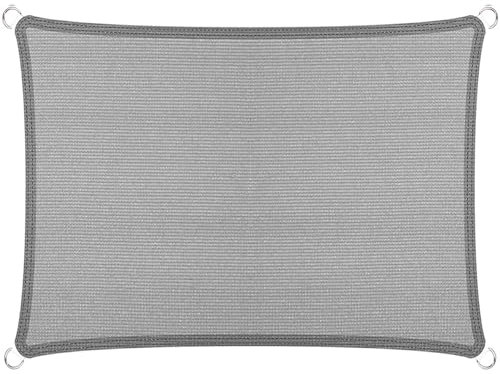 Voiles Ombrages Rectangulaire Respirant 220 x 320 cm, Anti 98% UV Contre Le Vent Anti-Déchirure, Toile Ombrage Filet Dombrage, pour Plein Air, Jardin, Terrasse, Gris Clair