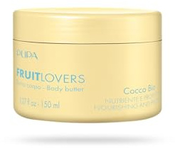Pupa Burro Corpo Fruit Lovers con Olio di Cocco Bio - Skincare, Body Butter, Crema di Burro Corpo Azione Nutriente e Protettiva con Attivi di Frutta Biologica (Burro Cocco Bio, 150ml)