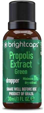 Bee Health Propolis Extract | Brazilian Green Propolis - Bee Tincture, High Artepillin-C - Antioxidant-Rich Supplement for Wellness | Immune System Support | Natural - Made in Brazil, 30ml Dropper