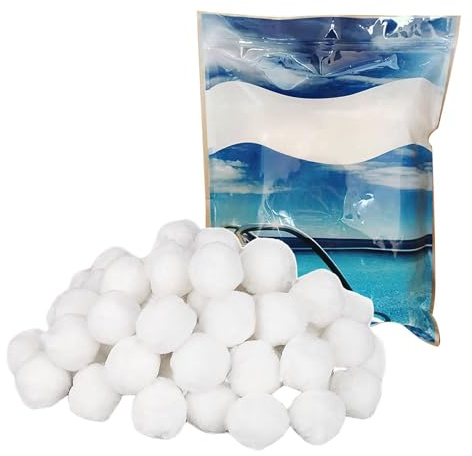 Eoixuqba Pool Filterbälle, Filterbälle Für Sandfilteranlagen, Wiederverwendbar Pool Filterball, Hochfeste Bälle Zur Abschaumbeseitigung, Ölabsorbierender Poolball Für Eisbad Spa Pool Wasse