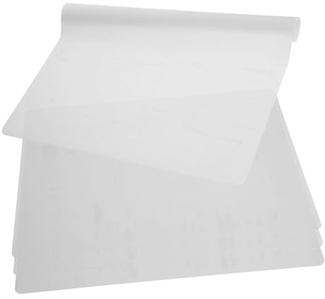ULTECHNOVO 4 pezzi Tovagliette Rettangolari Silicone Antiscivolo Lavabili e Pieghevoli Sottopiatto Protettivo per da Pranzo Grigio