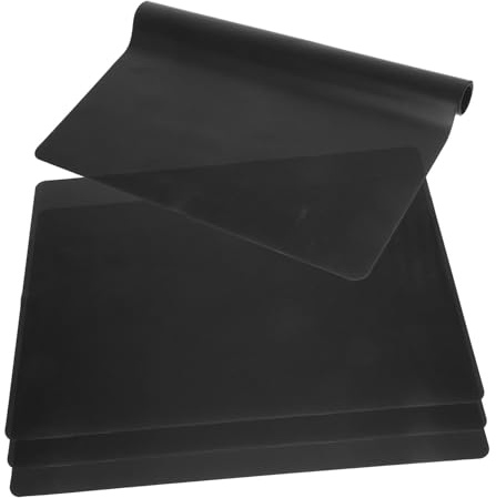 ARTSEWPLY 4pezzi Tappetini Rettangolari in Silicone Antiscivolo e Termoresistenti Sottopiatto Pieghevole Per Tavolo Da Cucina Protezione Contro Calore e Scivolamenti Per Casa Ristorante e Ba