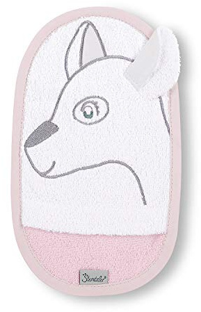 Sterntaler 7221737 Spiel Waschhandschuh Waldis Rosi, L, mehrfarbig