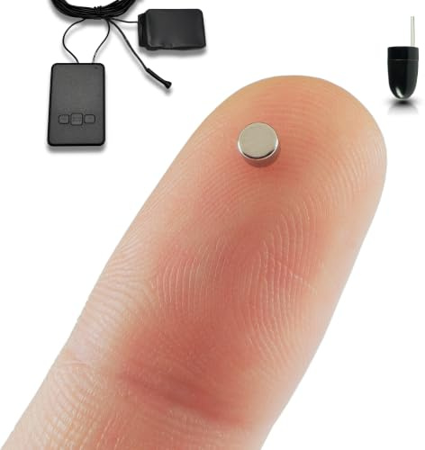 PingaOculto Auricolari GSM Senza Telefono (Nano V6 + Vip Pro UltraMini) | 2 microauricolari (Nano e Vip Pro UltraMini), Scheda Nano SIM, Senza fili, Microfono in cavo, Collare a induzione, Invisibile