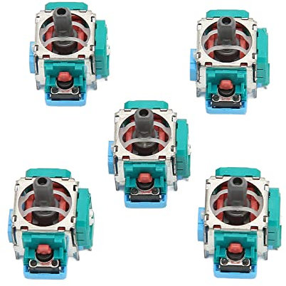 Dpofirs 5pcs Analog 3D Joysticks Replacement For Controller, 3D Analog Sensor Wheel Thumb Sticks Joystick Rocker Module Replacement For Gamepad