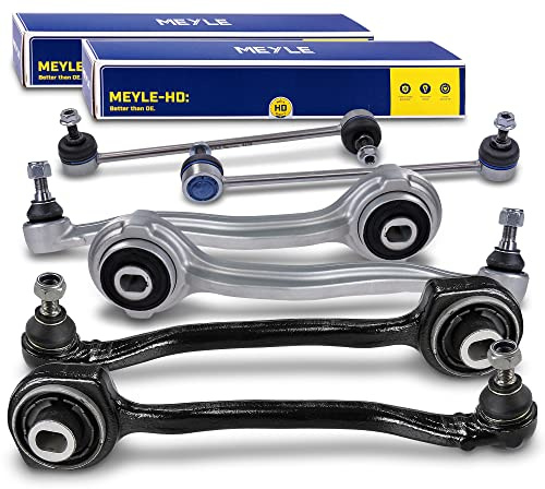 ATEC Germany 2x Querlenker Vorderachse vorne oben, 2x Querlenker Vorderachse unten, 2x Koppelstange Kompatibel mit MERCEDES C-Klasse (W203)(CL203)(S203), CLC (CL203), CLK (C209)(A209)