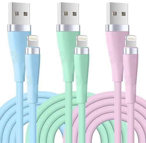 Yavud iPhone Charger Cable 3Pack 10FT/2.8M, Long iPhone Charging Cable MFi Certified USB to Lightning Cable Lead Charging Cord for iPhone 14 plus 14 pro max 13 12 11 pro XS X XR 8 plus 7 6