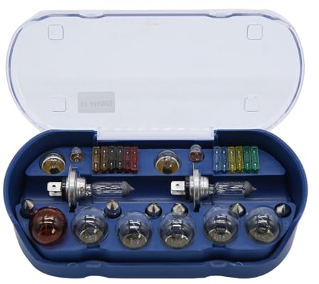 YUCHENSHLP H7 H7 12V 55W Emergency Light Bulb Fuse Kit Spares 30 Pcs 233 Ba9s 382 380 1156 1157