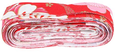 SEWOART En 3cm Bedrucktes Baumwollband Mit Gewelltem Muster Bastel-geschenkband Für Projekte Heimdekoration Hochzeitsfeier