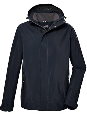 Killtec Men's Kos 87 Mn Jckt_xenios Functional Jacket/Outdoor Jacket with Removable Hood