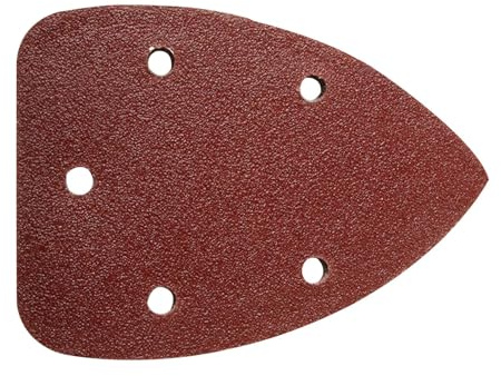Carta abrasiva, pattini per levigatura, 20 x carta vetrata abbinata adesiva, carta vetrata per levigatrice al dettaglio, assortimento di carta vetrata triangolare da 5,51 pollici, carta vetrata per