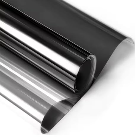 United - One Way Window Film Daytime Privacy Sun Blocking Reflective Window Film for Home, Office, Silver Mirror 40 Inch x 100 Feet Reflective Mirror Tint (Silver-Black 5%, 40 (40 Inch x 100 Feet))