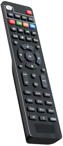 Dcolor Telecomando TV, Controllo Remoto con Pulsanti per Funzioni Audio/Video