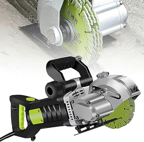 HQYMXYGEUR 5800W Wall Chaser, Electric Wall Chaser Machine with Water Pump, Slotting Machine, 40mm Width/42mm Depth, Concrete Grooving Cutting Machine
