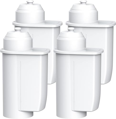 COJINLDFEI Coffee Machines Water Filter Compatible with Siemens® EQ Series Water Filters, EQ3/EQ6/EQ9, EQ500, S700, Brita® Intenza 575491, Bosch® TCZ7003, TCZ7033, NSF Certified, 4 Pack