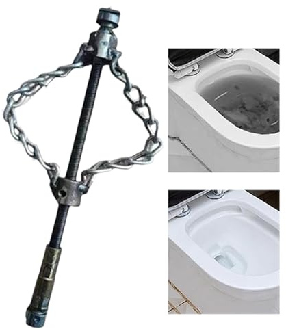 Herramienta Desincrustante de Eje Flexible - Desatascador De Tuberías Tipo Empuje - Cadena Desincrustante Desatascadora De Atascos Por Acumulación De Grasa Y Cabello Para Tuberías Bañera Fregadero Cua