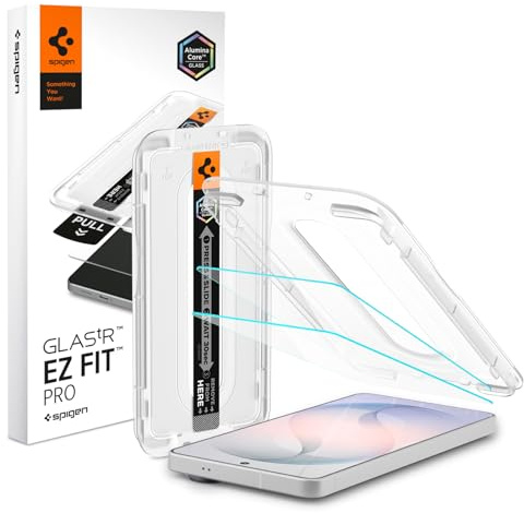 Spigen Glas.tR EZ Fit Pro Skärmskydd kompatibel med Samsung Galaxy S26, 2 Stycken, med Sjabloon voor Installatiem, Case friendly, 10H+ härdat glas