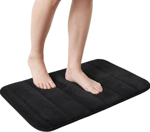 SHINEOFI Badematte rutschfest Fußmatte Haustiermatte aus Korallenvlies | 30X50cm Weicher Badeteppich Mit Memory Foam Rutschfest Extrem SaugfäHig Und Ideal FüR Bad Flur Und Eingangsbereich