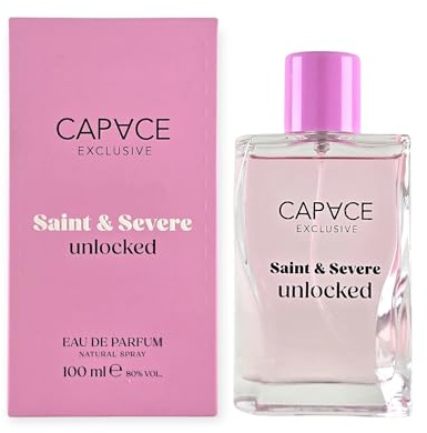 CAPVCE EXCLUSIVE Saint & Severe Unlocked Eau de Parfum, 100ml, Blumig-Frischer Damenduft, Langanhaltend, Sandelholz Vanille