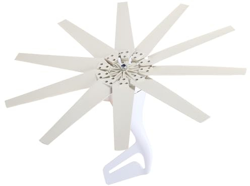 Luocute Kit de Generador de Turbinas Eólicas de 400 W, 10 Palas a Prueba de Lluvia, Kit de Generador de Energía Eólica de Alta Eficiencia, Energía para Marina, RV, Hogar, Generación de (DC12V)