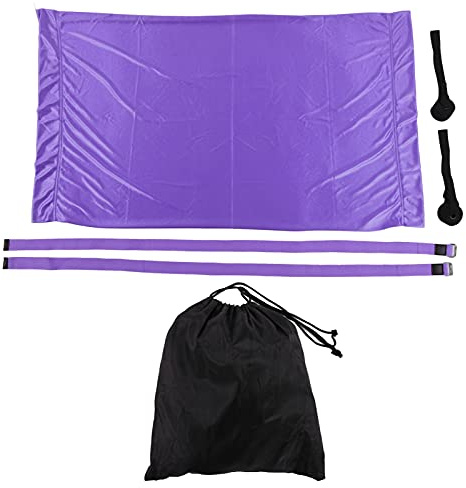 FRTHVB Hamaca de Yoga para Entrenamiento Extensible con posición de Mano y separación de piernas, Columpio de Yoga aéreo con Correas Ajustables, Hamaca aérea elástica portátil para Uso en (Púrpura)