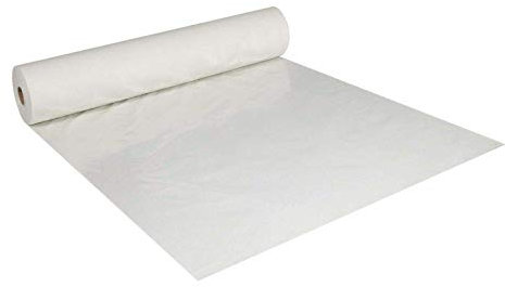 Scorprotect® Telo di copertura 1 m x 50 m, bianco, 140 g/m², autoadesivo, protezione del pavimento, in tessuto non tessuto per scale