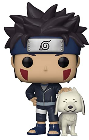 Funko Pop! Animation: Naruto-Kiba Inuzuka mit Akamaru - Vinyl-Sammelfigur - Geschenkidee - Offizielle Handelswaren - Spielzeug Für Kinder und Erwachsene - Anime Fans - Modellfigur Für Sammler