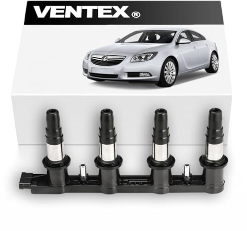 VENTEX® Ignition Coil Pack VXS1702 Compatible with Vauxhall Insignia 1.8 Astra 1.6 Turbo 7-Pin