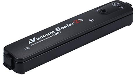 Andoer 90W Máquina de Envasado de Sellador de Película al Vacío Completamente Automático Envasadora al Vacío Con Bolsa de 10 Bolsillos Portátil para la Cocina Doméstica Diaria AC100-240V