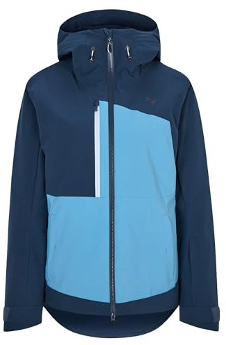 Ziener Damen TAYARA Ski-Jacke/Freeride | PFC frei, Wolle, wattiert, hale navy, 38