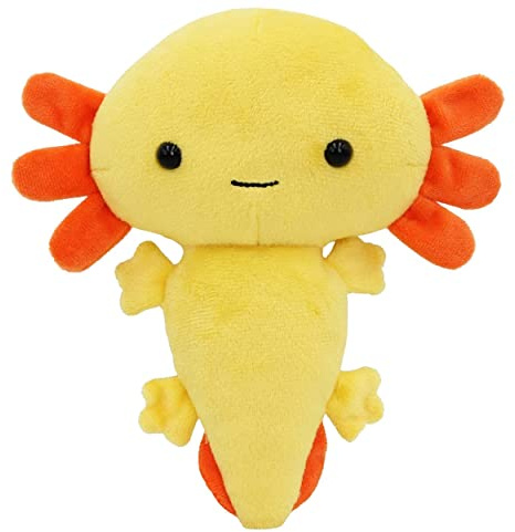 Axolotl Carvay Plüschpuppen, 20 cm, Gelb