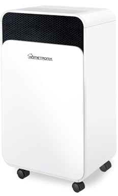 Hometronix 16L Dehumidifier for Mould Moisture Damp Extraction with Air Purifier 24 Hour Timer LED Display Laundry Drying Auto Defrost Function