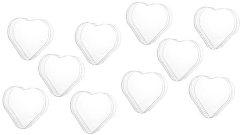 TOPBATHY Lot de 2 Boîtes à Bijoux en Plastique en Forme de Cœur Petit Format Rangement Quotidien pour Femmes Et Filles 5 Pièces