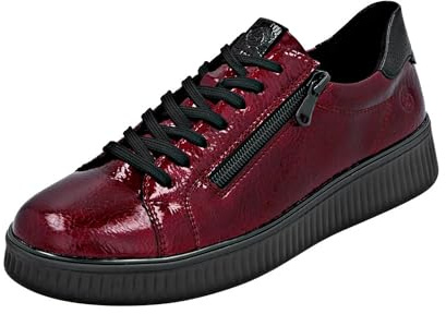 Remonte Femme D2e01 Baskets Basses, Rouge, 39 EU